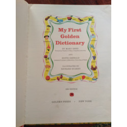 My first golden dictionary