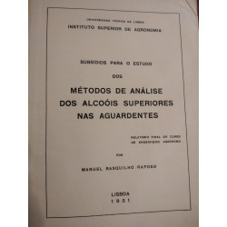 Métodos de análise dos alcoóis superiores nas aguardentes