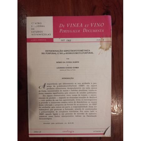 Publicação De Vinea et Vino, Setembro 1968, Vol.4