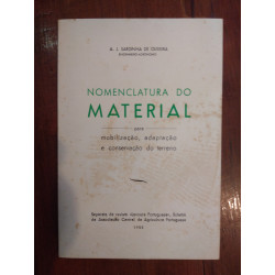 A. J. Sardinha de Oliveira - Nomenclatura do material