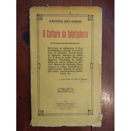 Santos Delgado - A cultura da inteligência