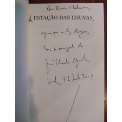 José Eduardo Agualusa - Estação das chuvas [autografado]